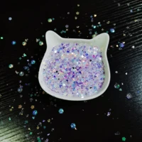 30gopp colorful bright sequins rainbow for shake card accessories embossing decoration 2021 new greeting card diy handmade