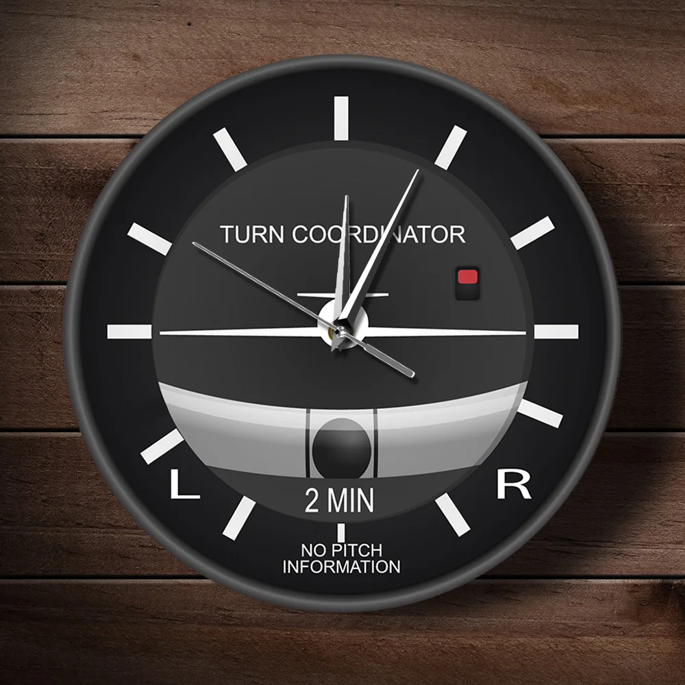 

Aircraft Cockpit Style Face Wall Clock Aviation Classic Wall Colck Airplane Instrument Timepiece Pilots Gift Living Room Decor