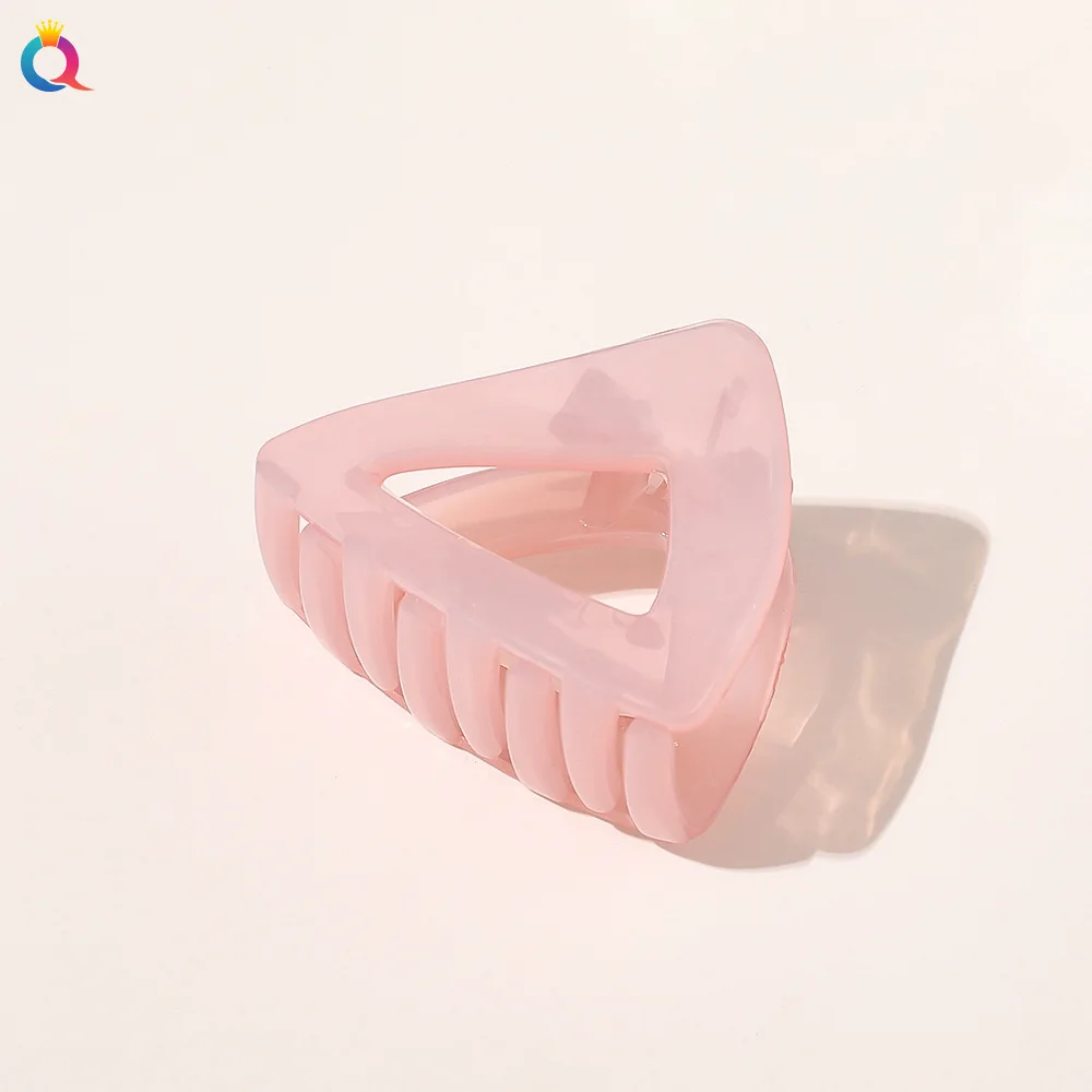 

4.5cm Hair claws Hairpins Translucent Finish Acrylic Clips Trendy Hair Clip For Women Girls Hair Accessories QY123014