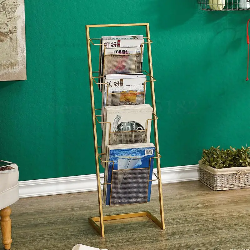 Новая Полка для газет и журналов напольная стойка хранения книг брошюр простая