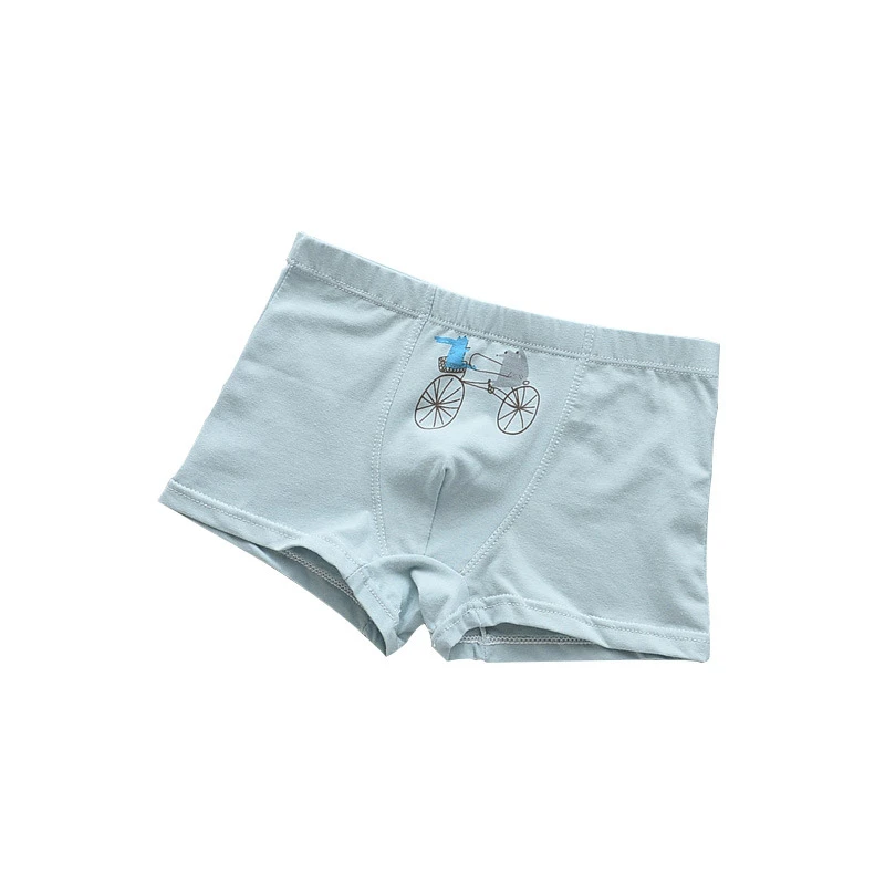 5 шт./лот хлопковые трусы с рисунком для мальчиков и девочек детские боксеры