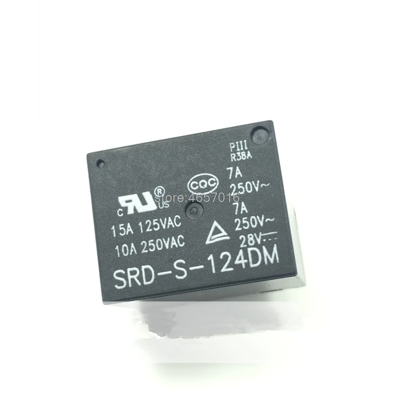 

10pcs/lot Relay SRD-S-124DM T73-1A-24V