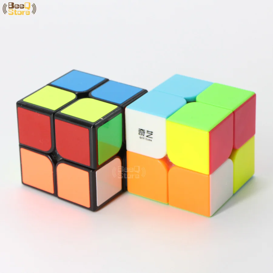 Qidi 2x2 Speed Cube QidiS 2X2X2 50mm Puzzle Professional Magico Cubo Educational Toy Kid 2x2x2 Magic Black Stickerless | Игрушки и хобби