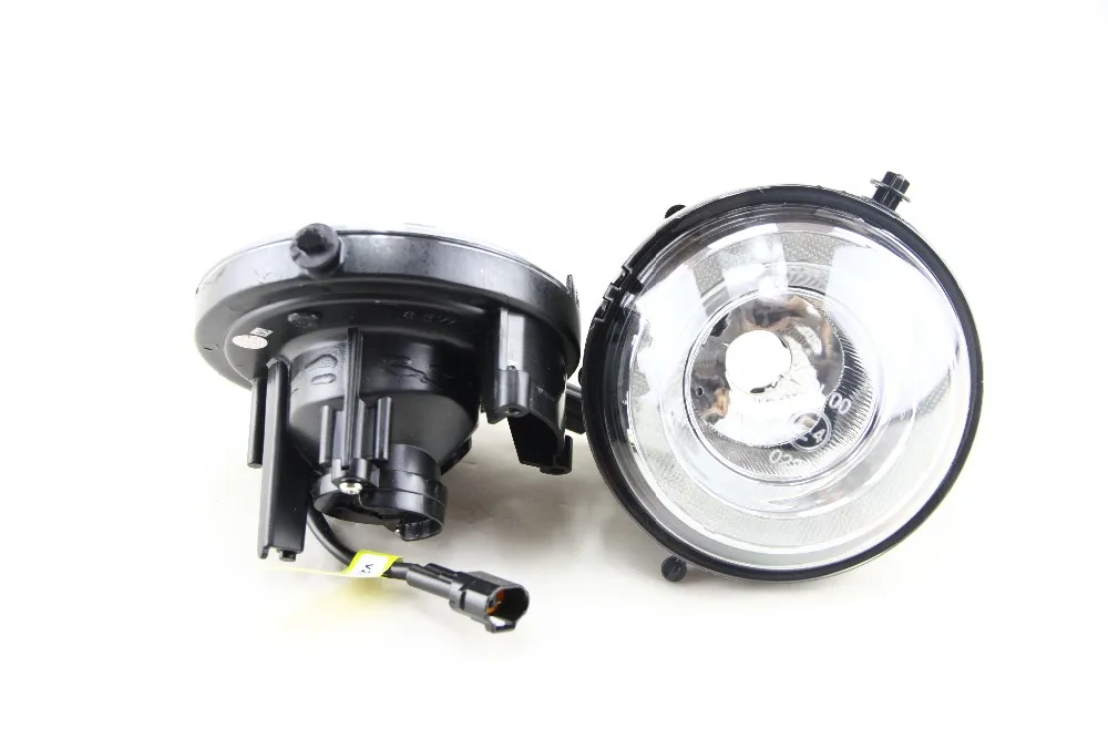 

White LED Daytime Running Lights Fog Lamp Assy Compatible For MINI Cooper R55 R56 R57 R59 R60 R61 Halo Style LED DRL Light