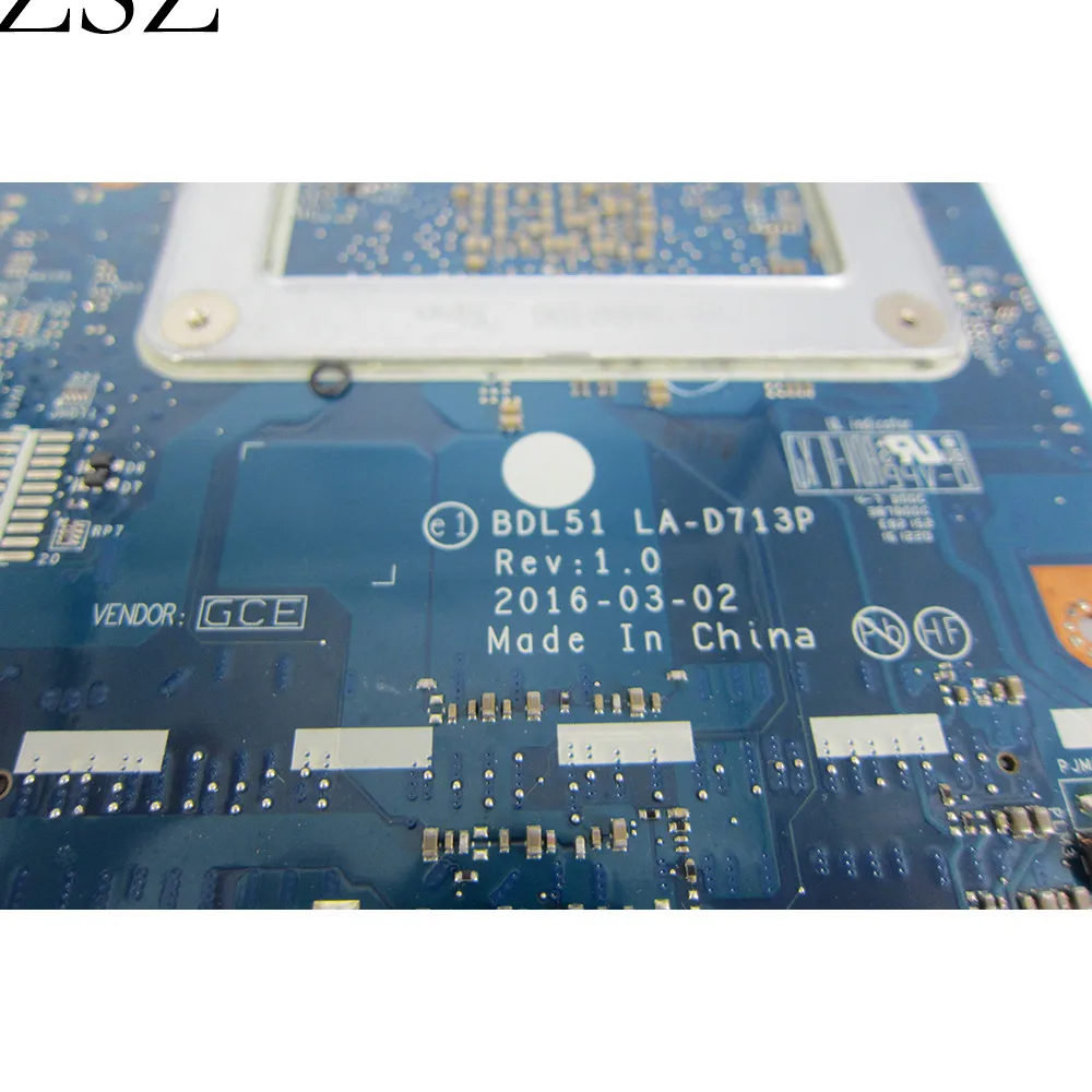 Материнская плата для ноутбука HP 15 15-B 15-BA A10-9600U CPU LA-D713P 854958-601 854958-501 854958-001