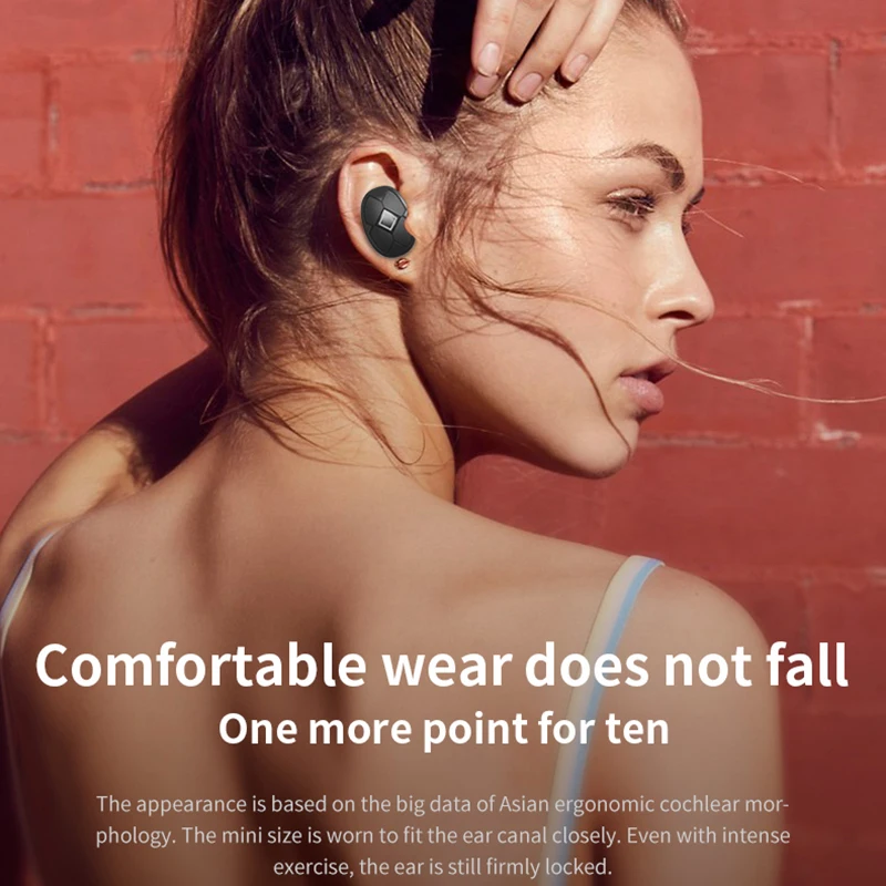 Lewinner V5 TWS беспроводные наушники водонепроницаемая HiFi гарнитура Bluetooth 5 0 с