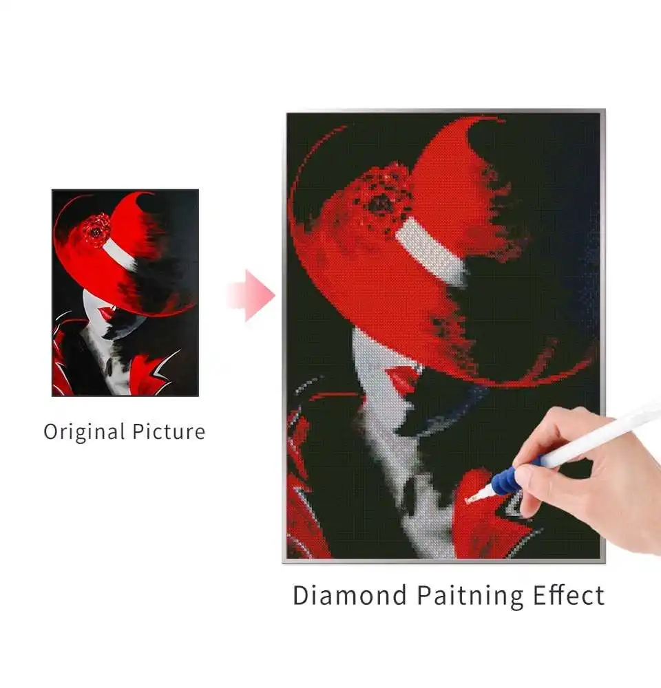 AZQSD Diamond Painting Landscape 5D Diy Embroidery Beauty Flower Full Square Home Decoration Picture Mosaic Rhinestone | Дом и сад