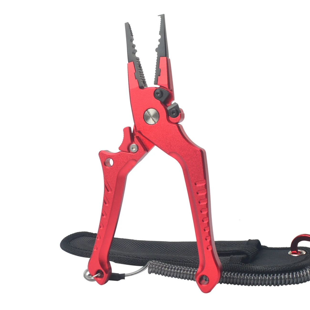 

2pcs Fishing Gripper Pliers Set Aluminum Alloy Fish Lip Grip Fishing Tackle Hook Recover Cutter Line Split Ring Fishing Tool