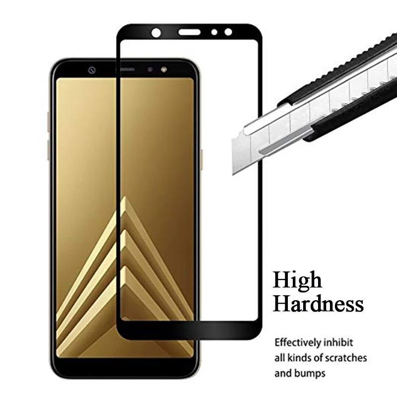 9D защитный Стекло на для Samsung Galaxy A8 2018 экран протектор a6 a7 a9 plus cam лист tremp 6 7 8 9 a750