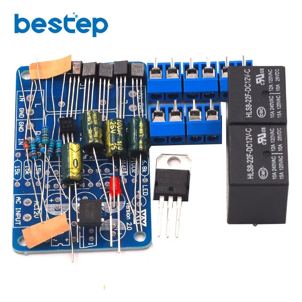 Защитная плата для динамика компонент аудиоусилителя DIY задержка загрузки DC Protect