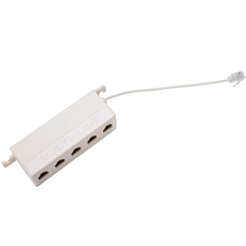 RJ11 6P4C штекер до 5 Порты 6P2C переходник с внутренней резьбой 2 предмета мужчина к 2X
