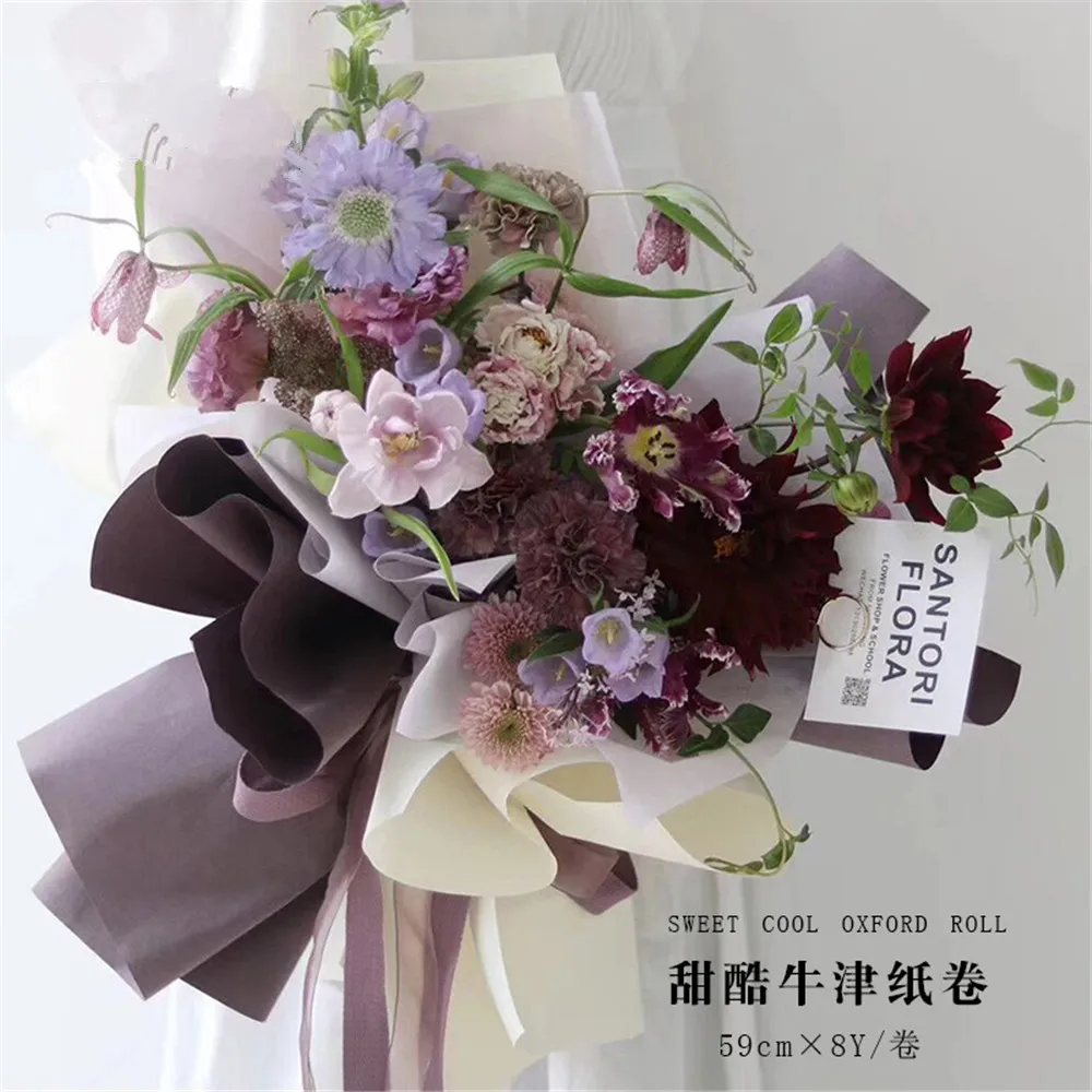 8 ярдов Оксфорд рулон бумаги гидроизоляционные флористы букет цветоводства