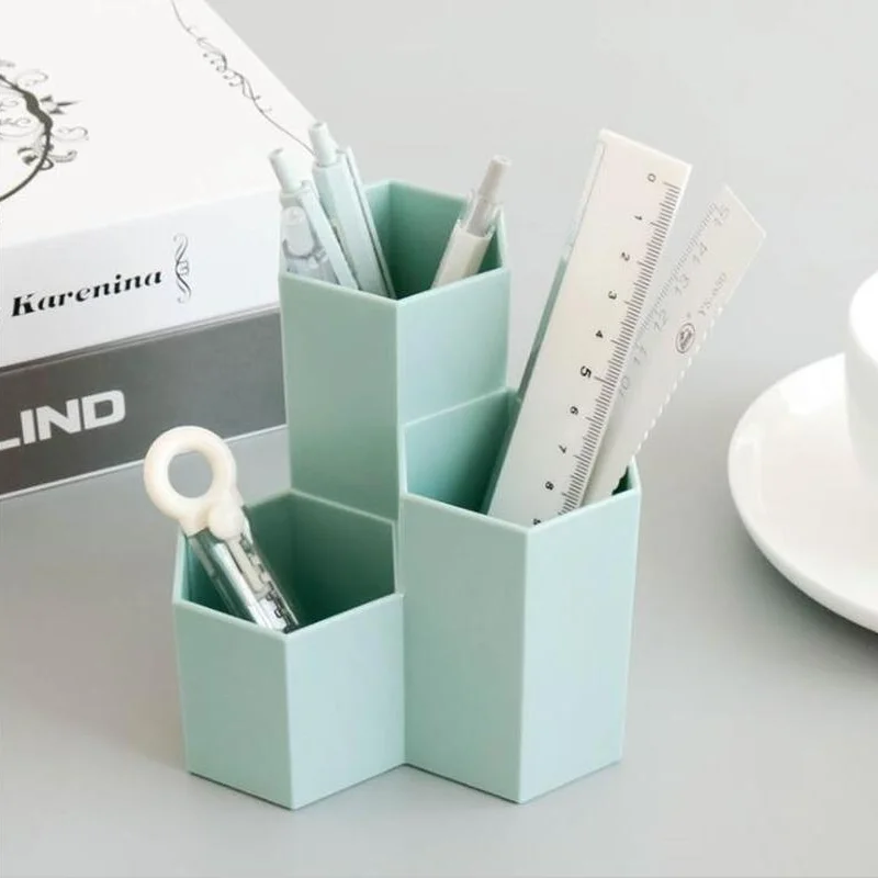 

Multi-function Desktop Pen Holder Storage Case Box Desk Office School Organizer Accessories Stationery Set Gifts for Students