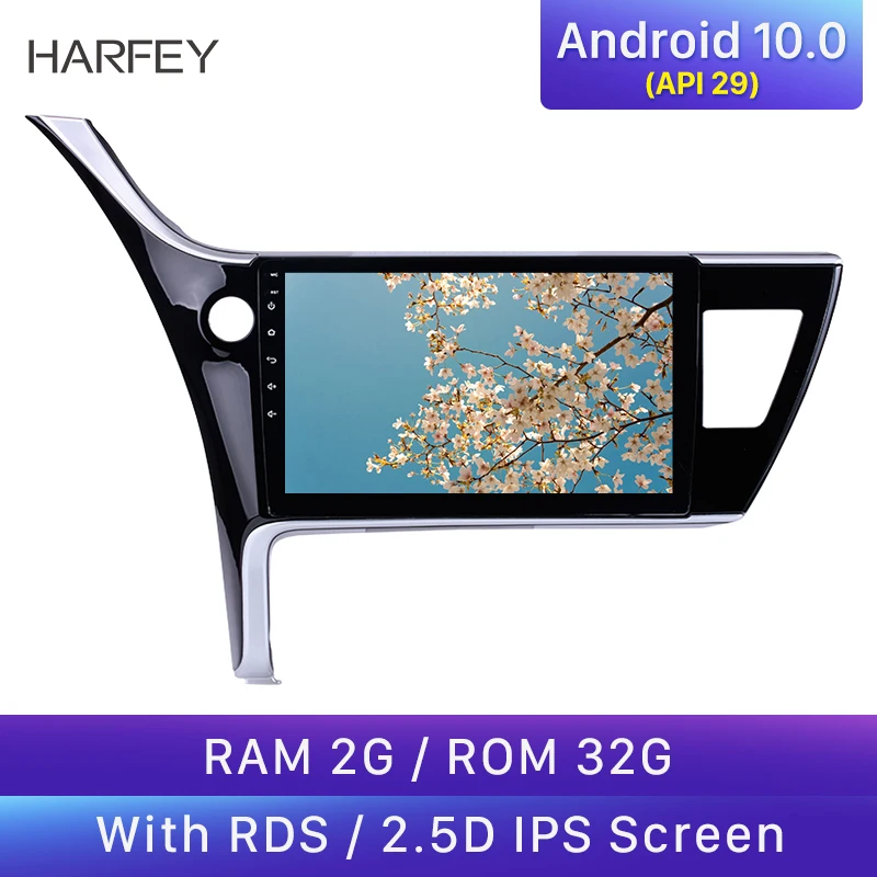 Harfey Android 10 0 головное устройство автомобиля стерео GPS 3D навигация радио