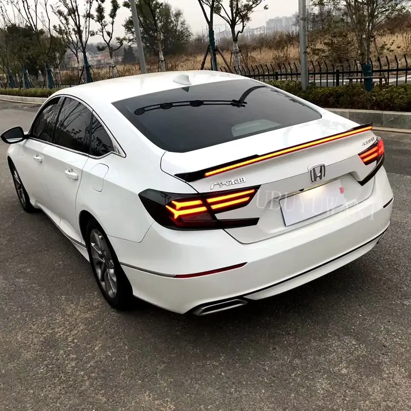 

New Design 2018 2019 2020 Streamline Sport Spoilers For Honda Accord High Quality ABS Material Rear Trunk Spoiler