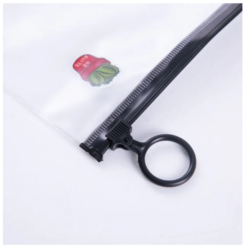 Прозрачный чехол для карандашей с милым единорогом и КАКТУСОМ папка файлов