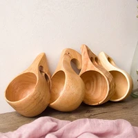 2020 new coffee cup natural jujube wood tea cup with handgrip milk travel wine beer cups for home bar kitchen gadgets