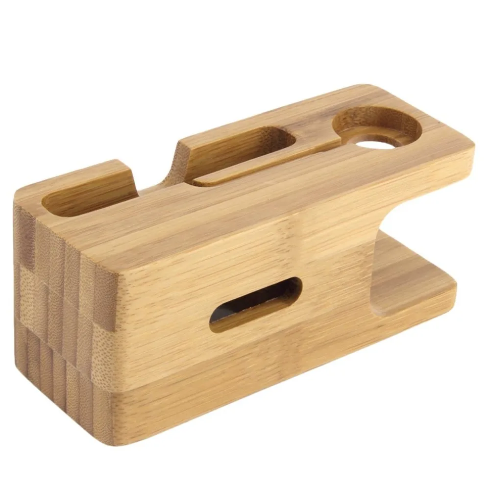 Бамбуковая деревянная зарядная станция для Apple Watch док Держатель зарядного