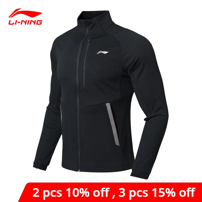 Мужской тренировочный свитер Li Ning спортивный из 74% хлопка и полиэстера с