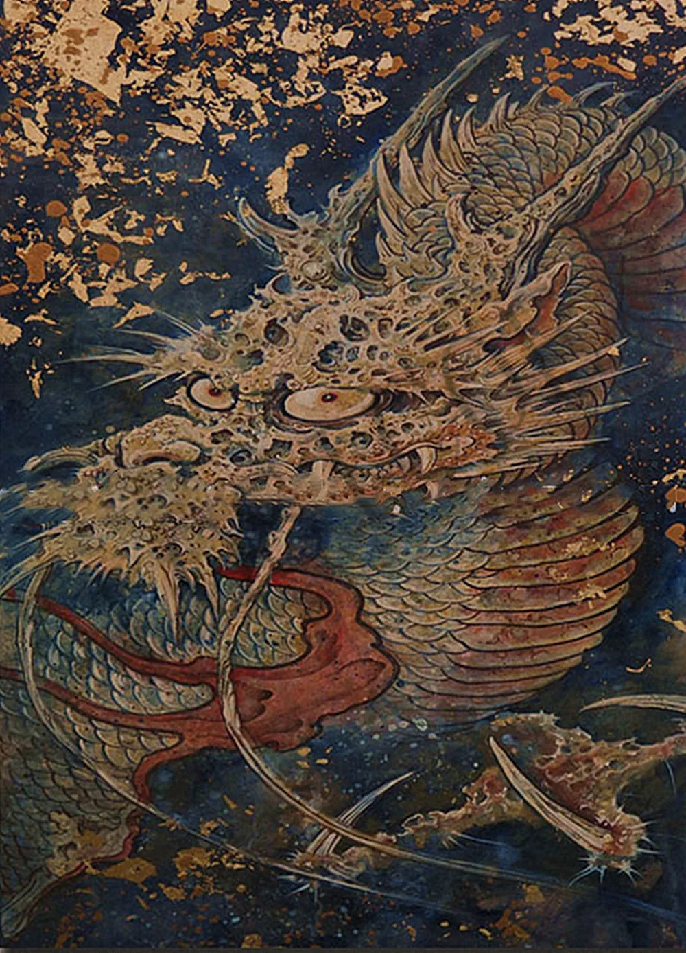 Японский Утяжелитель Ukiyo-e в стиле ретро крафт-бумага настенный постер стикер для