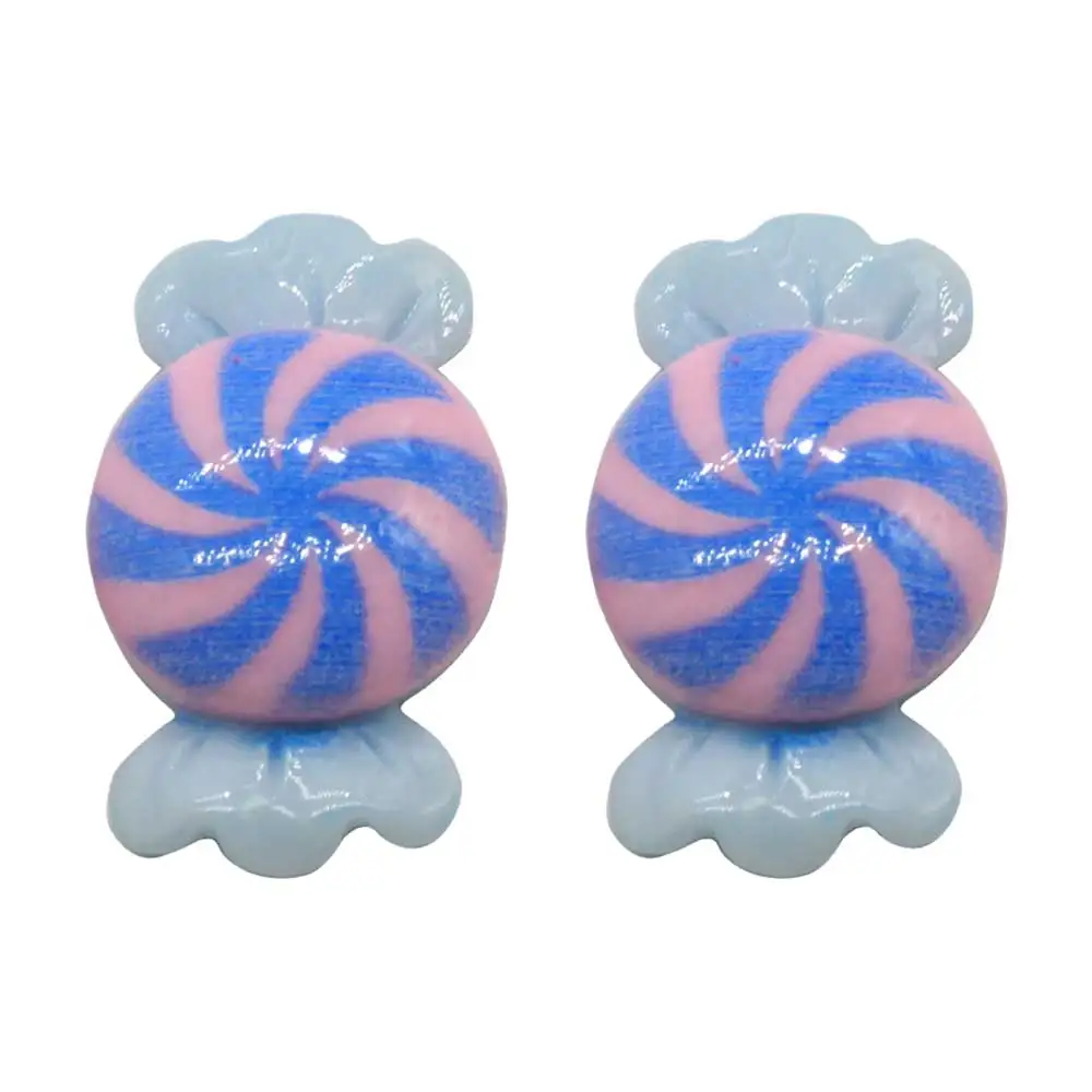 50/100 шт. Симпатичные пастельные подвески мини конфеты сладкая еда кабошон бант с