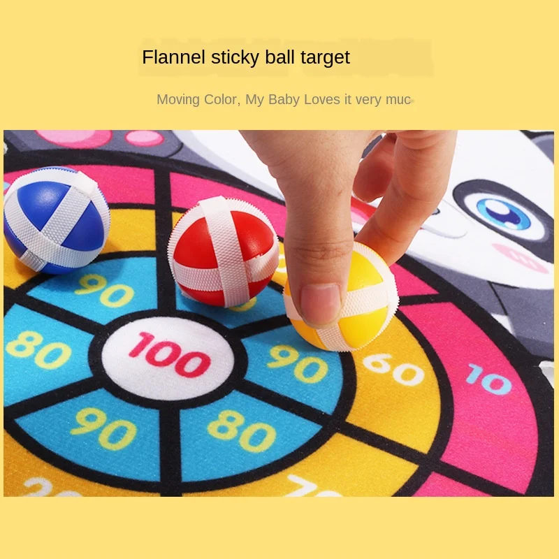 Детская мишень липкий мяч игра Dartboard Творческий бросок вечерние ринка Спорт на