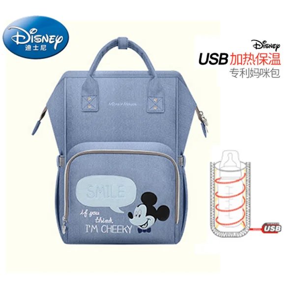 B113 Disney Mummy сумка для подгузников для беременных, дорожный рюкзак, Большая вместительная Детская сумка, сумка для детских подгузников, сумка для ухода за ребенком, изоляционные сумки - Цвет: B113