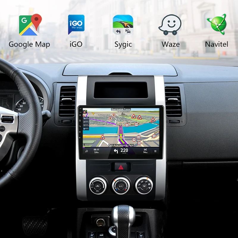 Jansite Android автомобильное радио для Nissan X-Trail XTrail X Trail T32 T31 2008-12 WiFi 4G gps Навигация DVD видео плеер 2 din