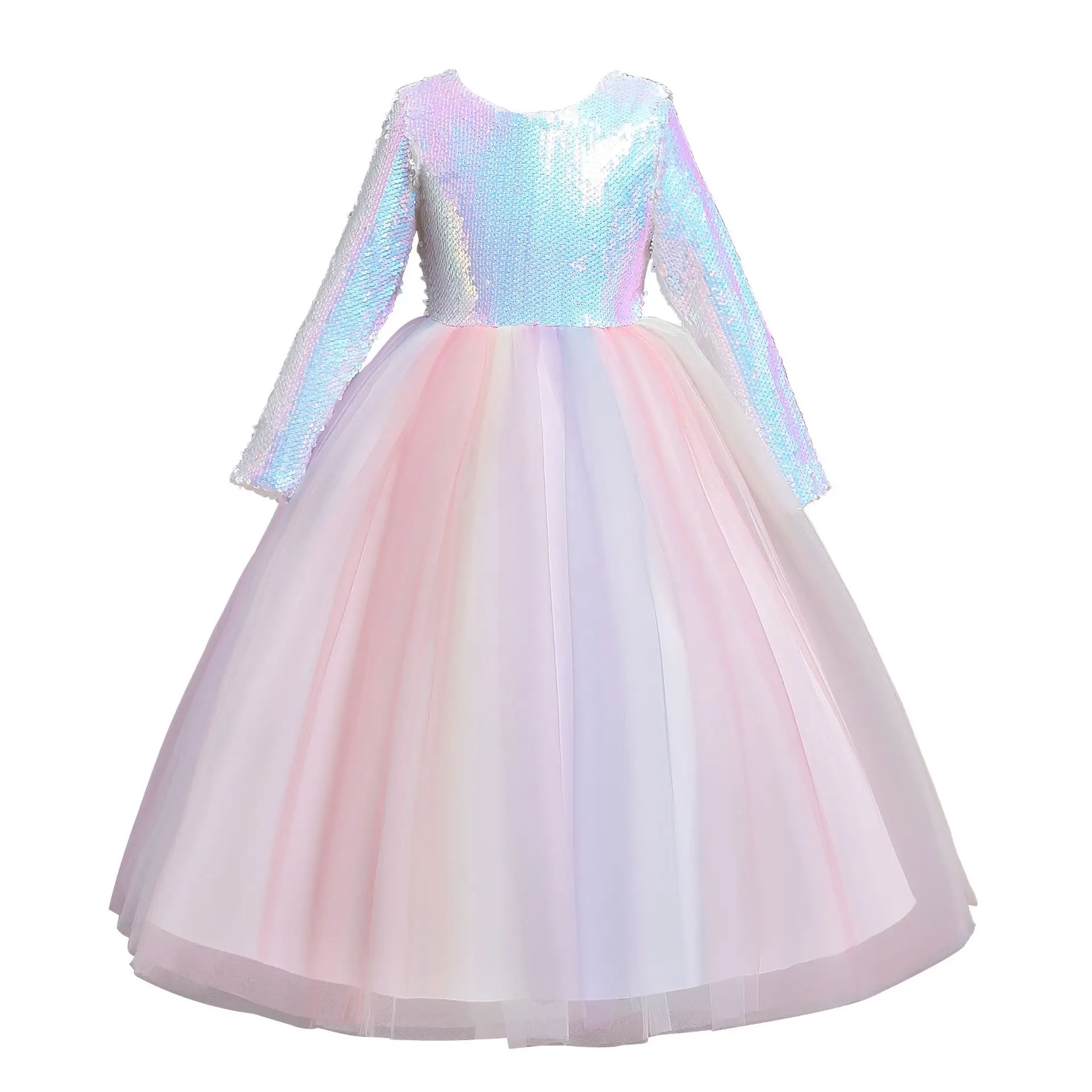

Girls dress dress color sequin poncho skirt in the big girl piano performance suit flower girl dresses for weddings