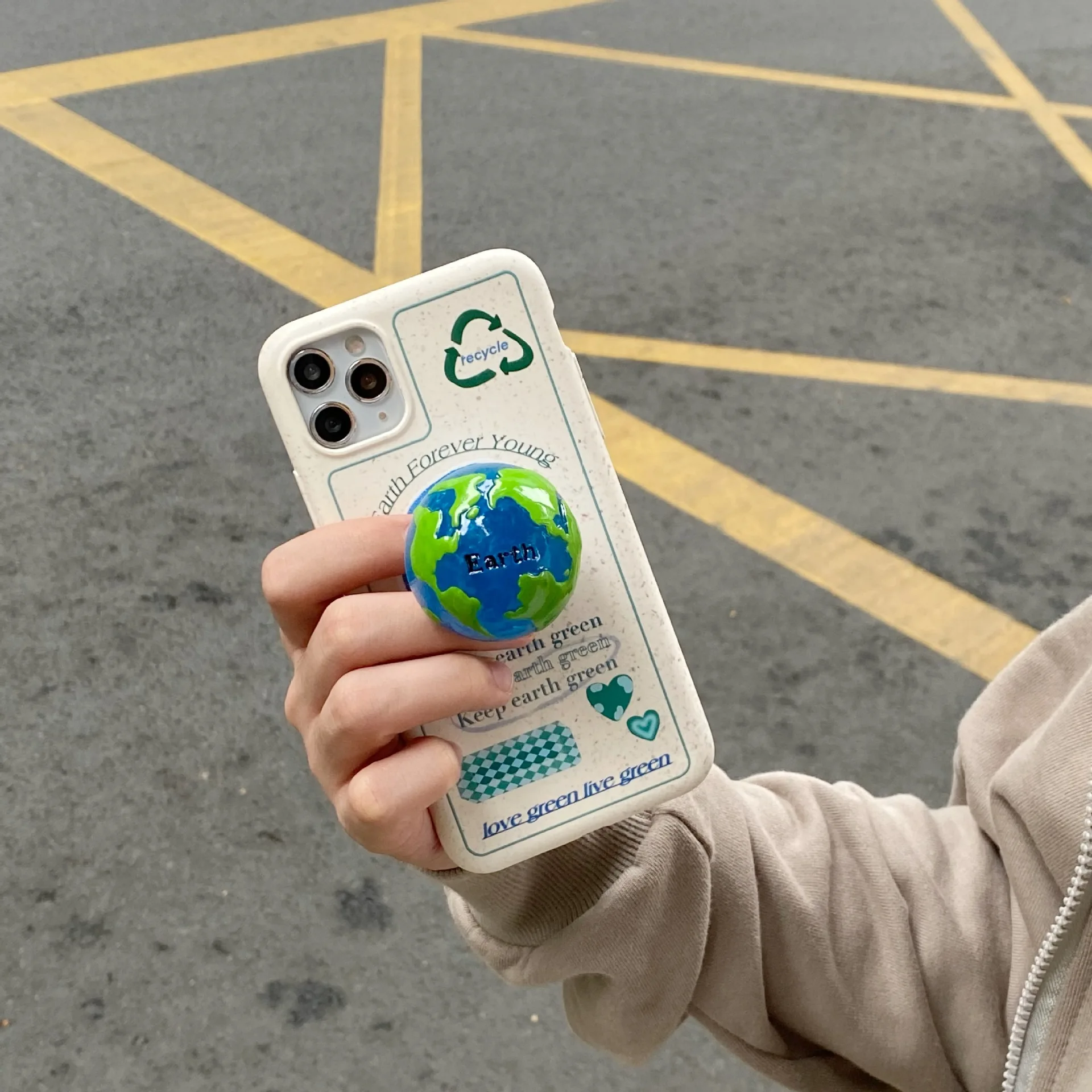 Корейский 3D чехол-держатель для смартфона и сотового телефона Griptok защита