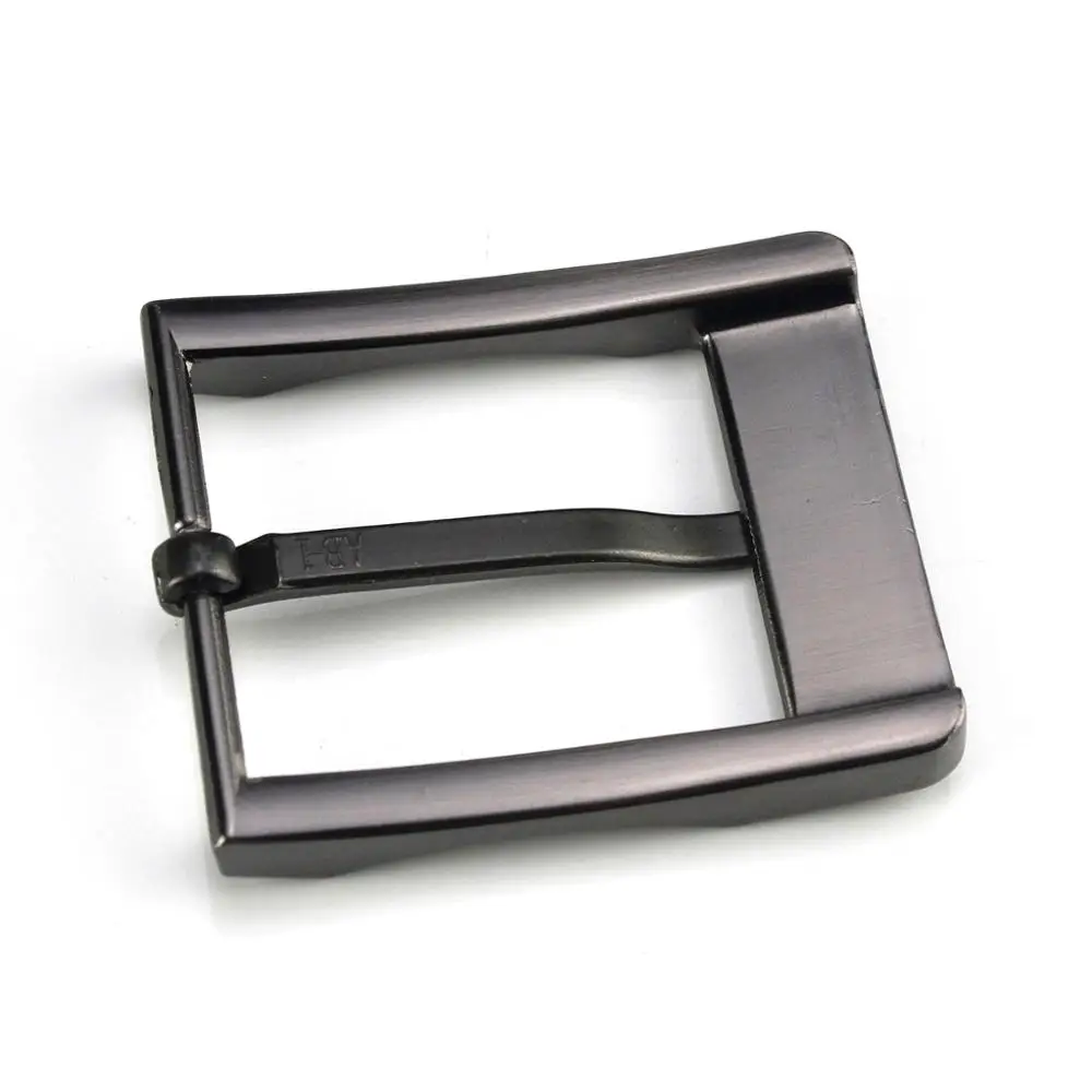 Metal 4cm Belt Buckle Men's Casual End Bar Heel bar Single Pin Half Leather Craft Jeans Webbing fit for 38mm belt | Дом и сад