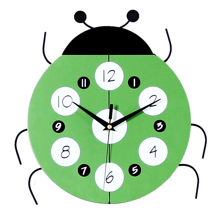 

Classic Nordic Silent Wall Clock For Kids Rooms Cute Wall Clock Simple Wood Room Decor Reloj De Pared Home Decor Modern BK50BG