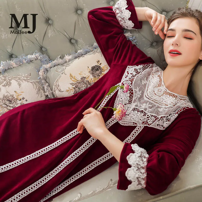 X116 Peignoir Femme Modis Vestaglia Sposa Pijamas Pyjama Водонепроницаемая бархатная ночная рубашка