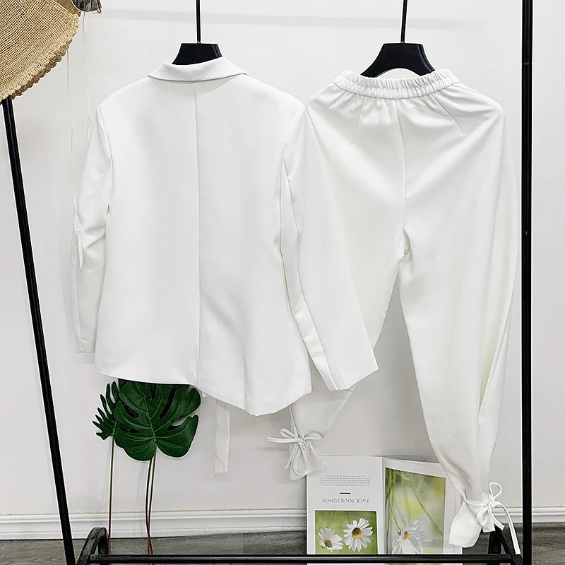 Женский Повседневный костюм SISPELL блейзер с отложным воротником и длинными