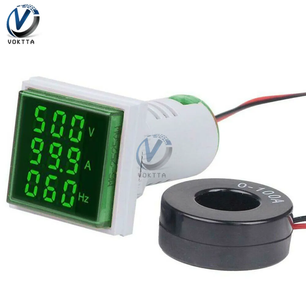 

Цифровой вольтметр амперметр частотомер Voktta 3 in 1