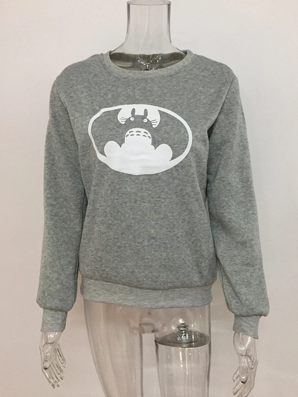 Totoro Chinchilla Hoodies Sweatshirts 2022 Women Kawaii Harajuku Fashion Punk For Girls Clothing European Tops Korean
