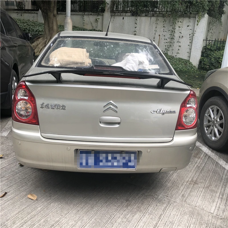 For Citroen C-Elysee Spoiler 2013-2019 Elysee TF ABS Material Car Rear Wing Primer Color | Автомобили и мотоциклы