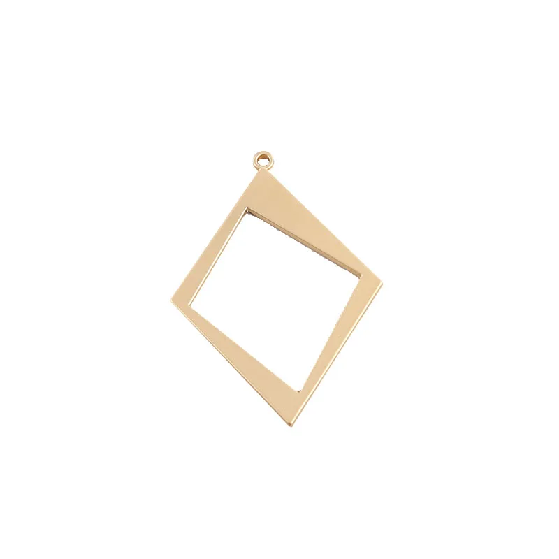 

DIY handmade accessories K Jin Yajin irregular geometric text brush skull screw ear clip material