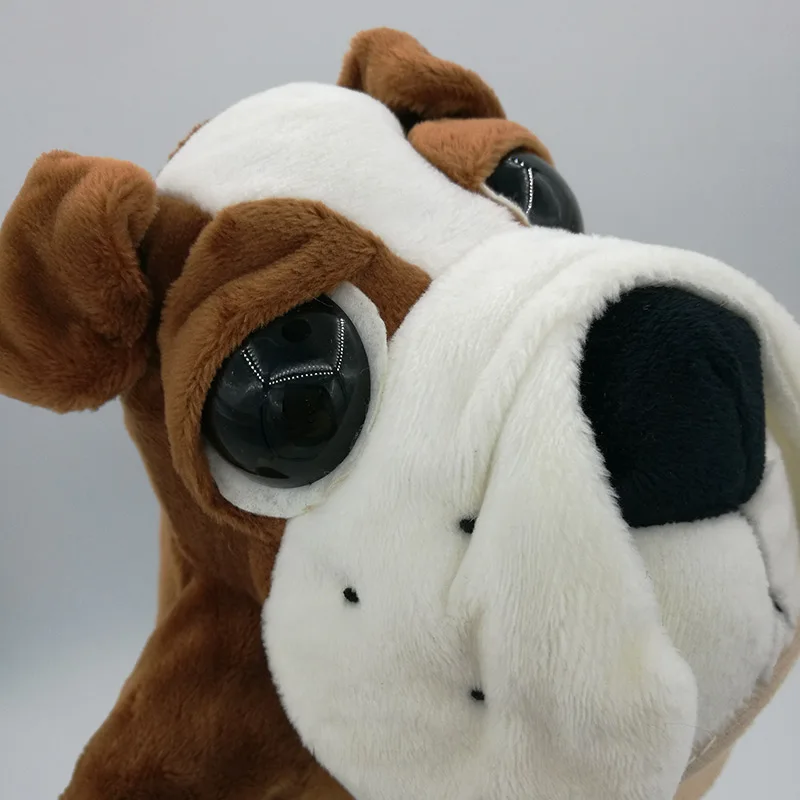 Чехлы для Головы Бульдога бульдога собаки гольфа лесовые талисманы животных