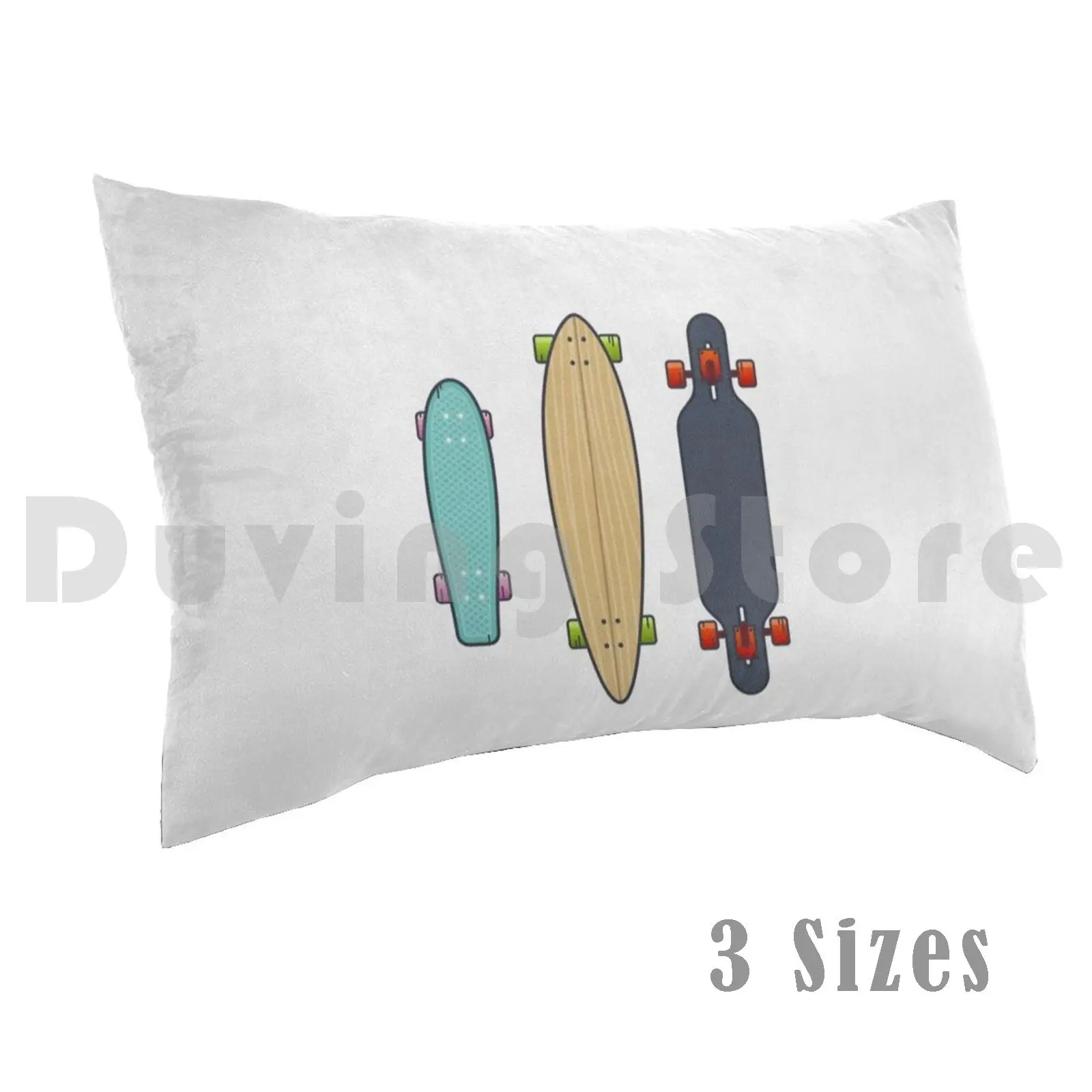 Длинная Подушка для скейта с принтом 50x75 |