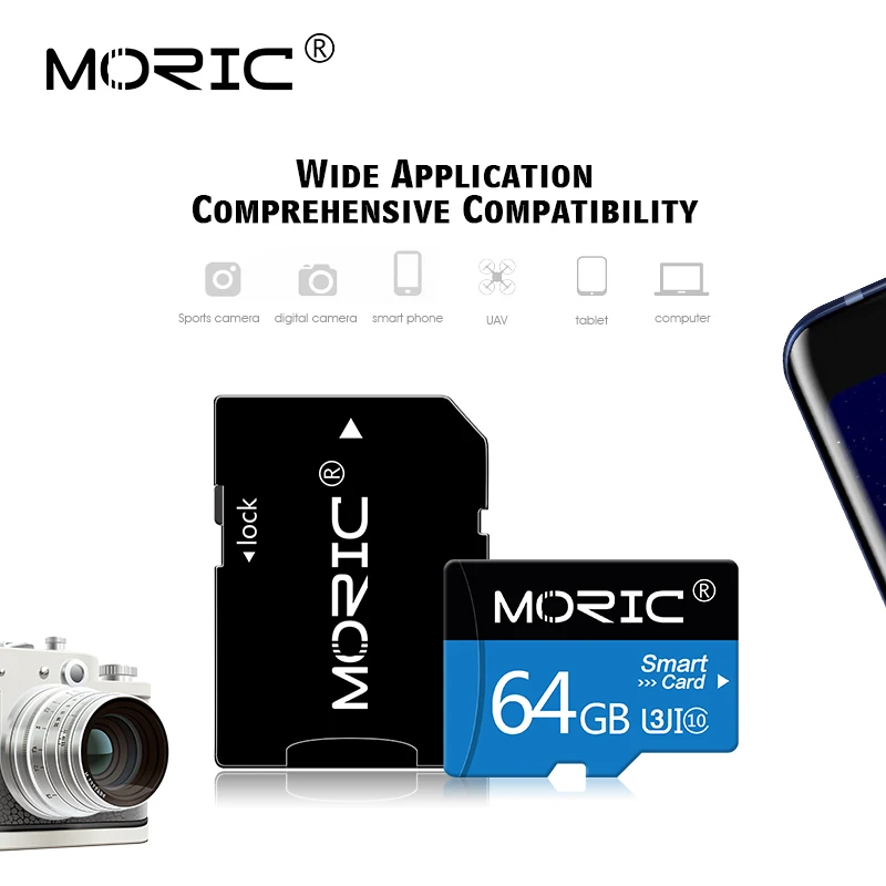 Micro SD Moric,  10, 128 , 4 , 8 , 16 , 32 , 64 , 256