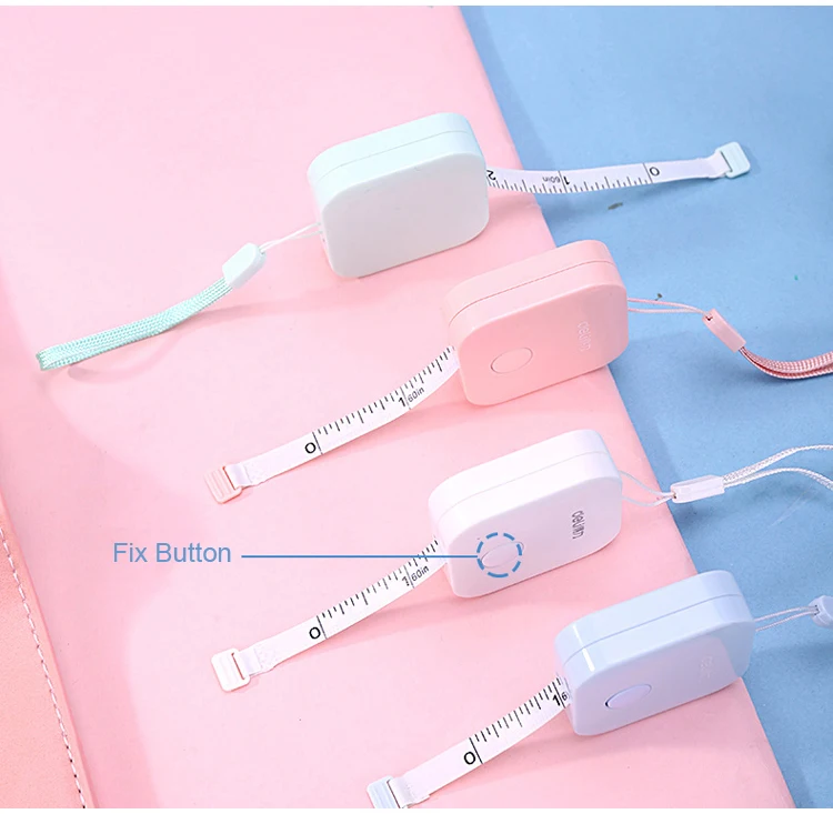 Lovely Candy Color Ruler Cute Macaron Tape Measure Box Portable Fashion Design School Office Rulers Stationery Supplies