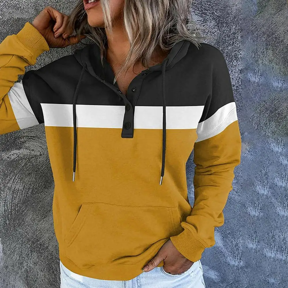 

Женский свитшот из полиэстера, с большими карманами и капюшоном