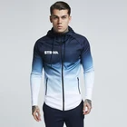 Ветровка мужская с капюшоном, куртка для бега, тренировок в тренажерном зале, фитнеса, уличная одежда для бега, спортивная куртка для бега