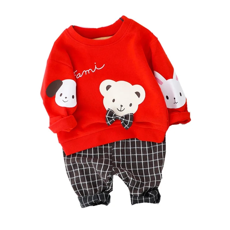 Новинка Сезон весна осень Модная детская одежда для маленьких мальчиков и