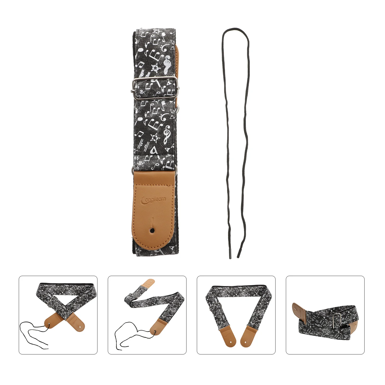 

1Pc Exquisite Guitar Belt Creative Nylon Guitar Strap Unique Guitar Belt