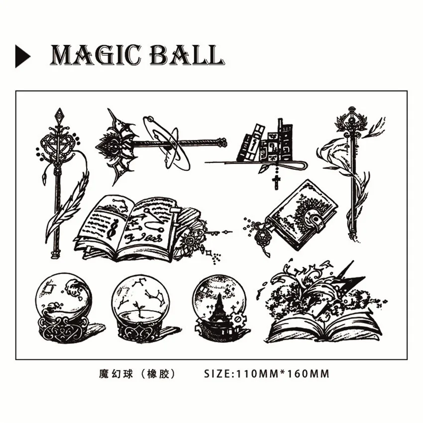 11*16 см горячая Распродажа книг прозрачные штампы/силиконовые уплотнения