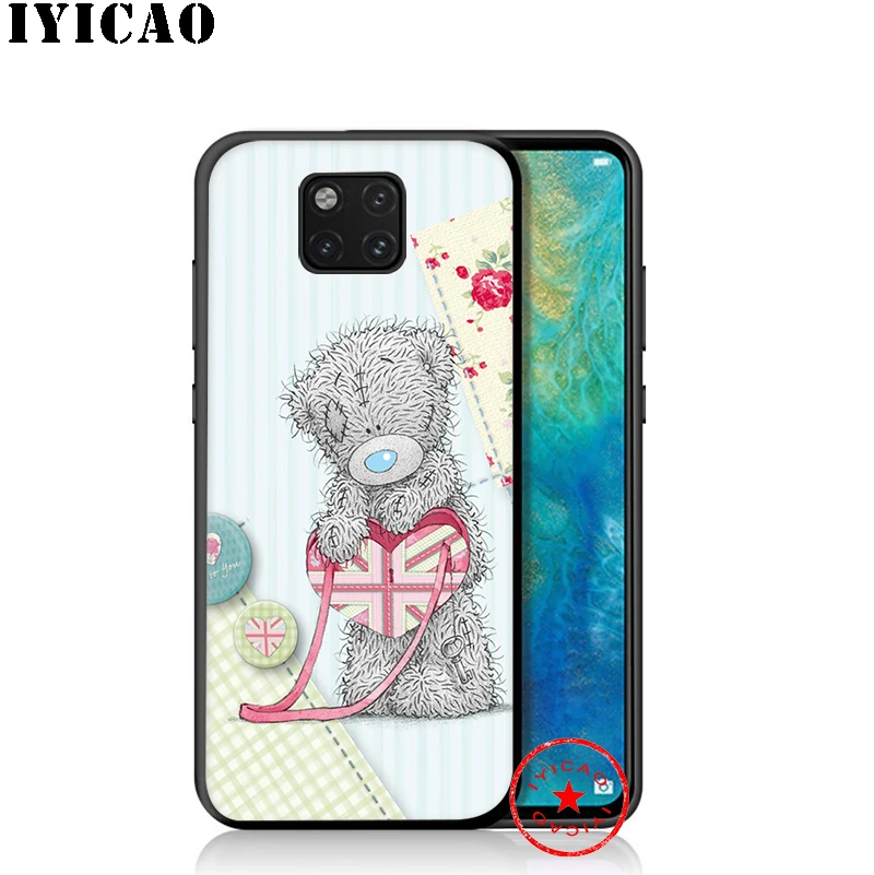Мягкий черный Чехол tatty teddy Bear для Huawei Mate 30 Lite Pro Y9 Y7 Y6 Prime 2018 2019 чехол телефона |