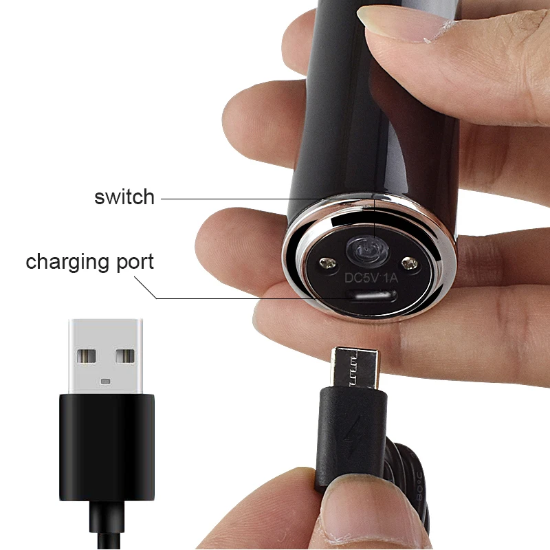 Профессиональная Т-образная машинка для стрижки ЖК-триммер электрический