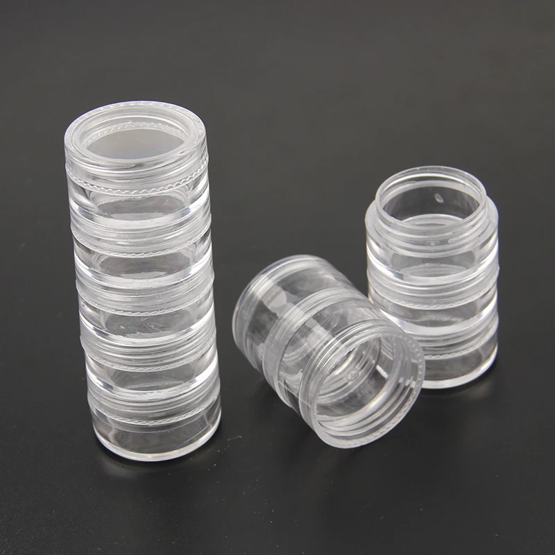 Прозрачный пустой пластиковый ящик Стразы для алмазной живописи 1 комплект из 30*77